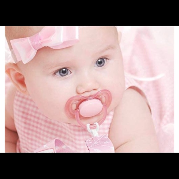 NIP Set 5 Pacifier Teething Ribbon Baby Clips 9”L - Picture 10 of 14